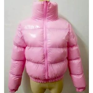 Pink Puffer Coat